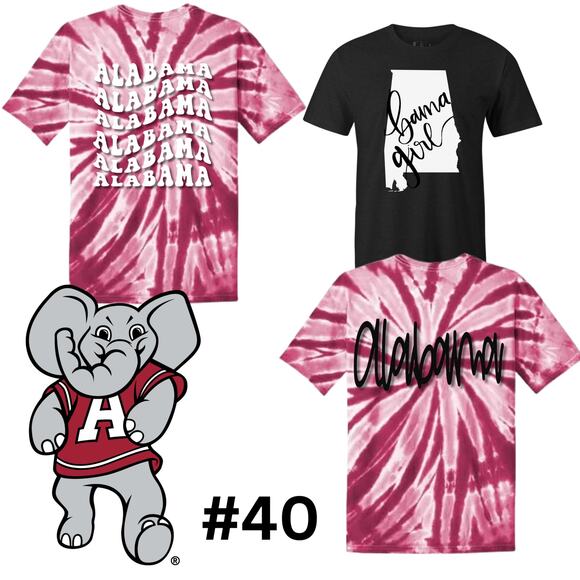 University of Alabama Themed Screen Print  Bundle x14 - Picture 1 of 1